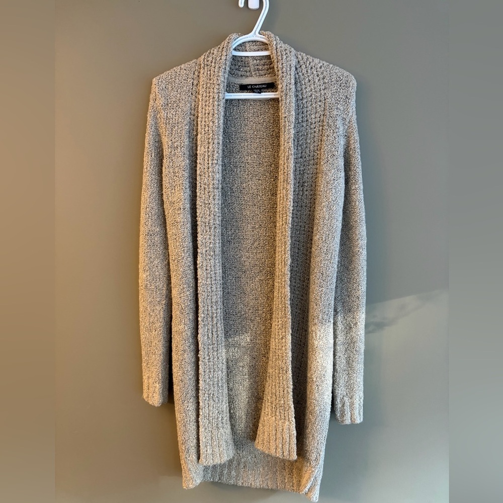 LE CHATEAU Vintage Open-Front Duster Cardigan size XS - Picture 2 of 8